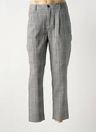 Pantalon chino imprimé imprimé prince de galle taille normale gris SCOTCH & SODA homme