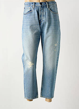 Jeans coupe droite fermeture boutonnée sur le devant taille normale bleu SCOTCH & SODA homme