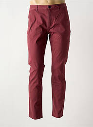 Pantalon chino tissage popeline taille normale rouge SCOTCH & SODA homme
