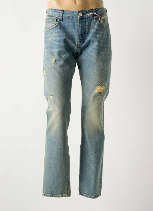 Jeans coupe droite fermeture boutonnée sur le devant taille normale bleu SCOTCH & SODA homme