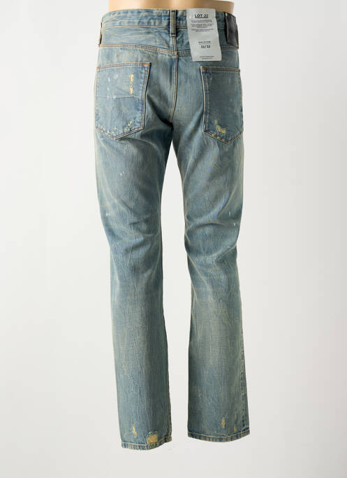 Jeans coupe droite fermeture boutonnée sur le devant taille normale bleu SCOTCH & SODA homme