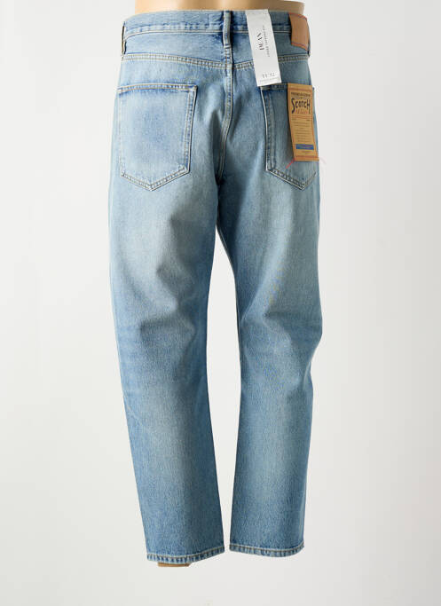 Jeans coupe droite fermeture boutonnée sur le devant taille normale bleu SCOTCH & SODA homme