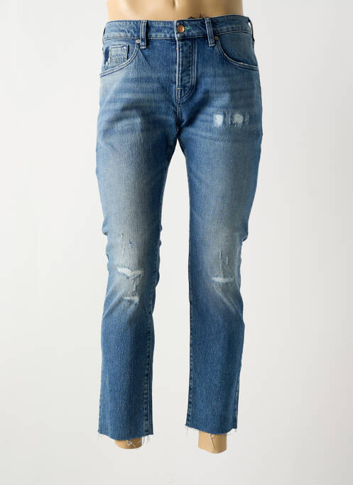 Jeans coupe slim fermeture boutonnée sur le devant taille normale bleu SCOTCH & SODA homme