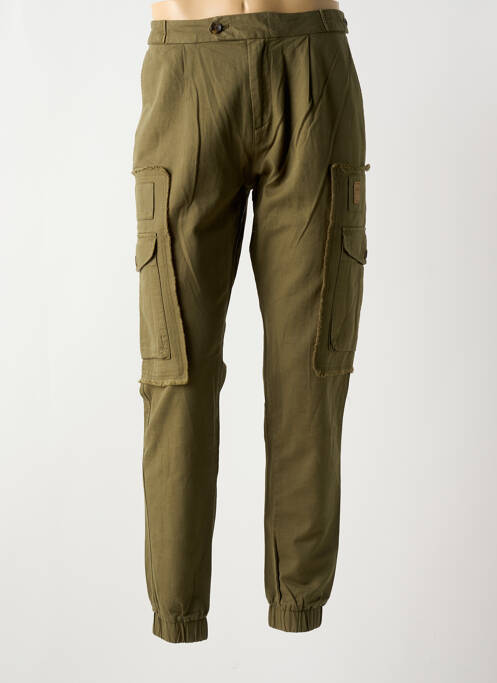 Pantalon cargo resserrée sur le bas taille normale vert SCOTCH & SODA homme