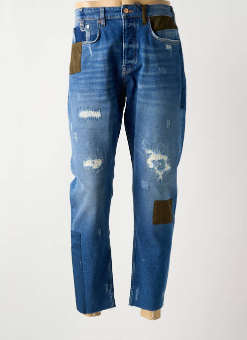 Jeans coupe droite bleu SCOTCH & SODA pour homme