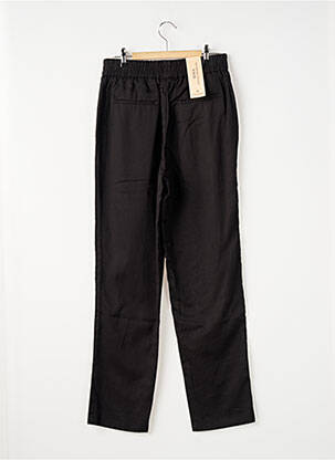 Pantalon droit tissage crêpe taille normale noir SCOTCH & SODA femme