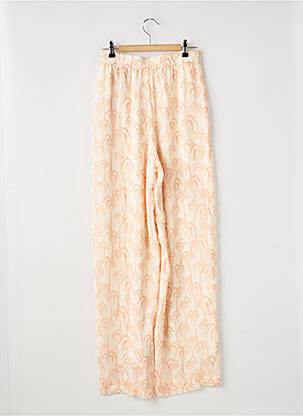 Pantalon droit tissage crêpe taille normale orange SCOTCH & SODA femme