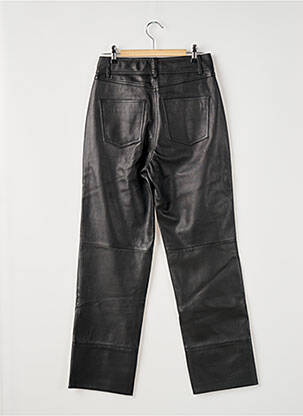Pantalon droit taille à pinces taille haute noir SCOTCH & SODA femme