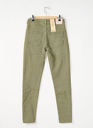 Jeans skinny taille haute taille haute vert SCOTCH & SODA femme