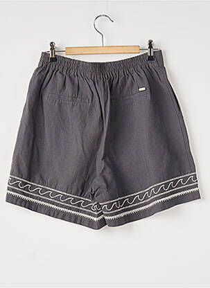 Short fermeture zippée sous rabat avec crochet taille normale gris SCOTCH & SODA femme