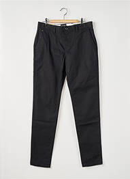 Pantalon chino tissage popeline taille normale noir SCOTCH & SODA femme