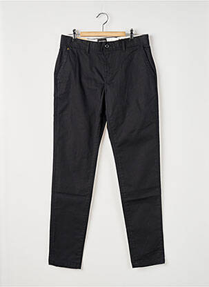 Pantalon chino tissage popeline taille normale noir SCOTCH & SODA femme