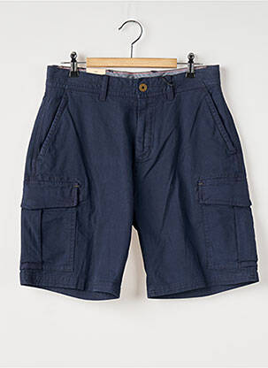 Bermuda tissage popeline taille normale bleu SCOTCH & SODA femme