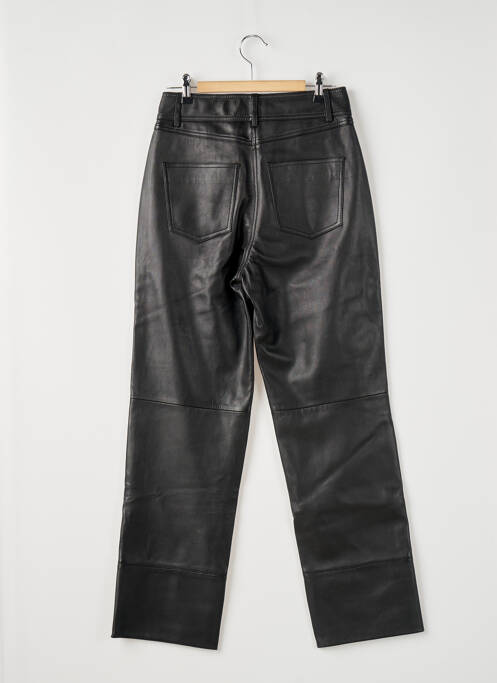 Pantalon droit taille à pinces taille haute noir SCOTCH & SODA femme