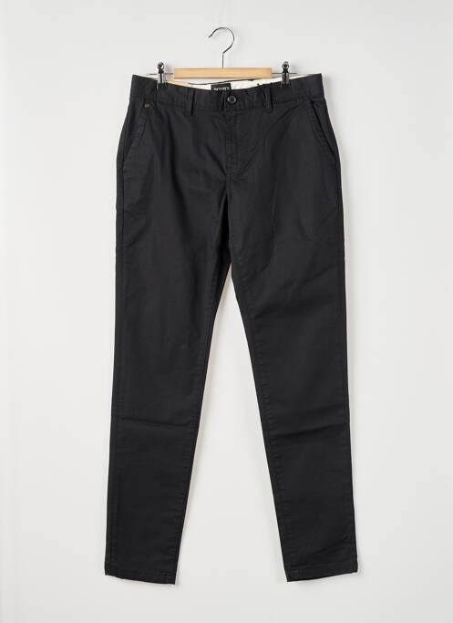 Pantalon chino tissage popeline taille normale noir SCOTCH & SODA femme