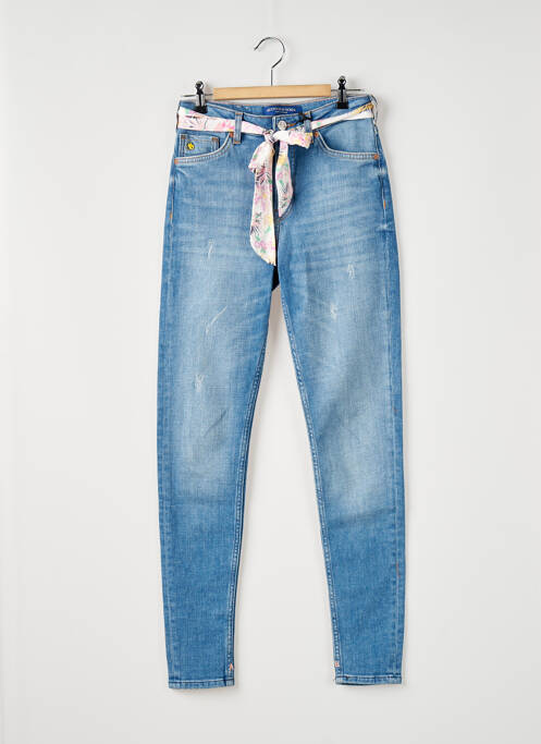 Jeans skinny bleu SCOTCH & SODA pour femme