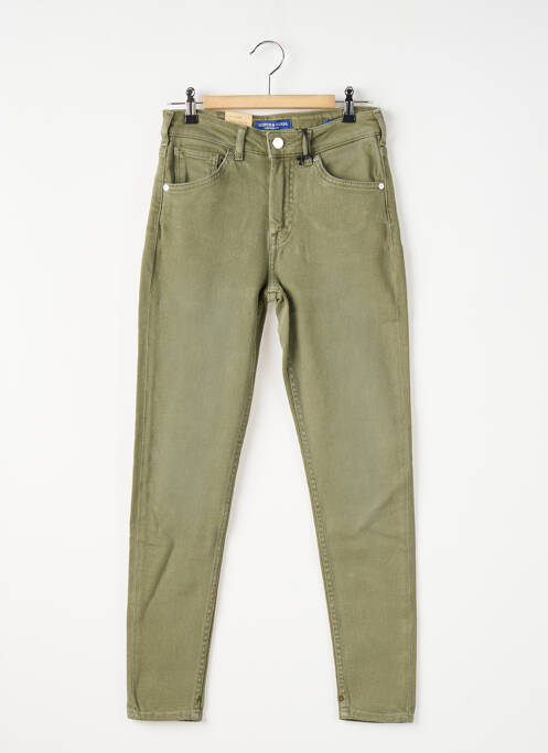 Jeans skinny vert SCOTCH & SODA pour femme