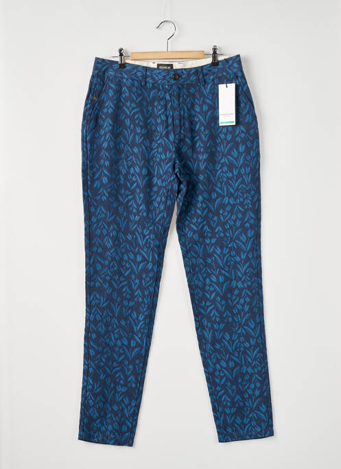 Pantalon chino bleu SCOTCH & SODA pour femme