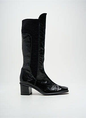 Bottes talon de 4 à 6cm noir FEELING femme