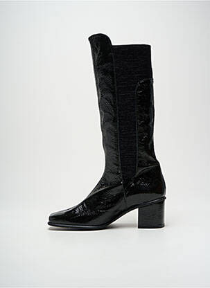 Bottes talon de 4 à 6cm noir FEELING femme