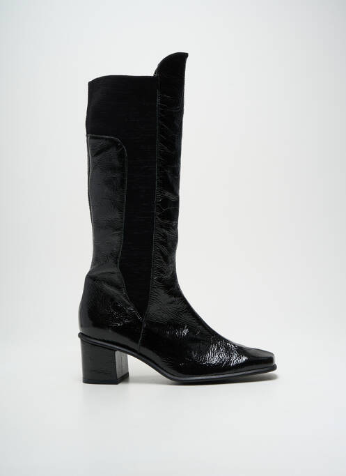 Bottes talon de 4 à 6cm noir FEELING femme