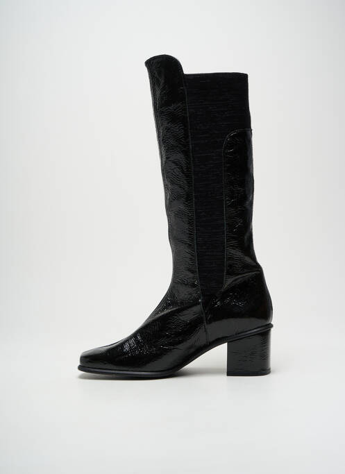 Bottes talon de 4 à 6cm noir FEELING femme