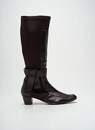 Bottes cubain talon de 4 à 6cm marron FEELING femme