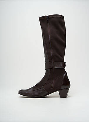 Bottes cubain talon de 4 à 6cm marron FEELING femme