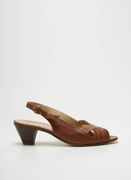 Sandales/Nu pieds marron CLERGET pour femme