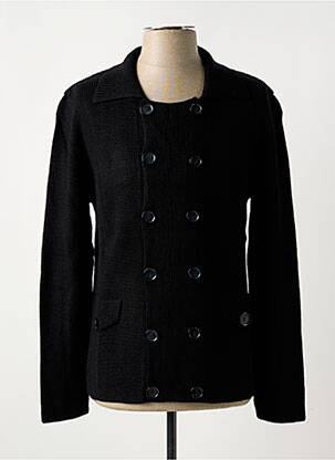 Gilet manches longues fermeture boutonnée sur le devant noir CH. K. WILLIAMS homme