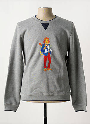 Pull gris CH. K. WILLIAMS pour homme