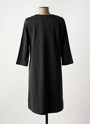 Robe mi-longue manches 3/4 manches 3/4 gris BROADWAY femme