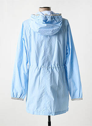 Imperméable fermeture zip séparable a capuche bleu BROADWAY femme