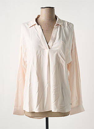 Blouse poignets boutonnés avec fente manches longues rose BROADWAY femme