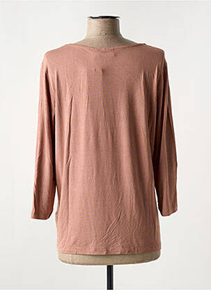 T-shirt sérigraphie manches 3/4 rose BROADWAY femme