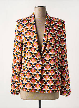 Blazer coupe cintrée orange LOLA ESPELETA femme