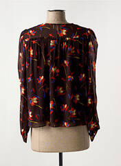 Blouse marron SYMBIOSE pour femme seconde vue