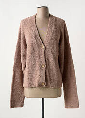 Gilet manches longues marron BROADWAY pour femme seconde vue