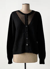 Gilet manches longues noir LOLA ESPELETA pour femme seconde vue