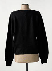 Gilet manches longues noir LOLA ESPELETA pour femme seconde vue