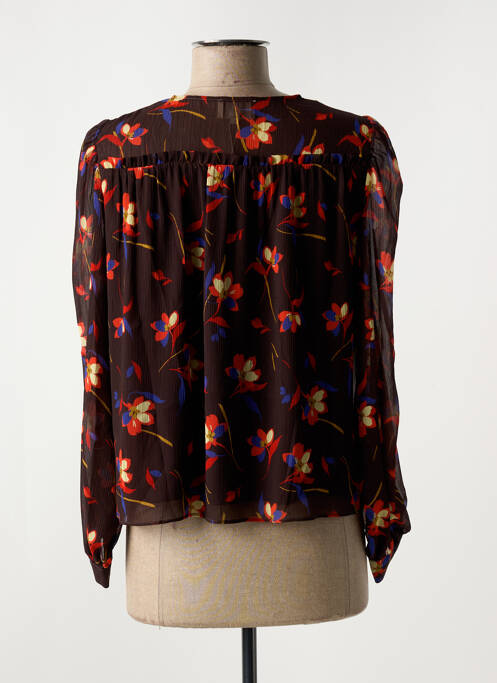 Blouse marron SYMBIOSE pour femme