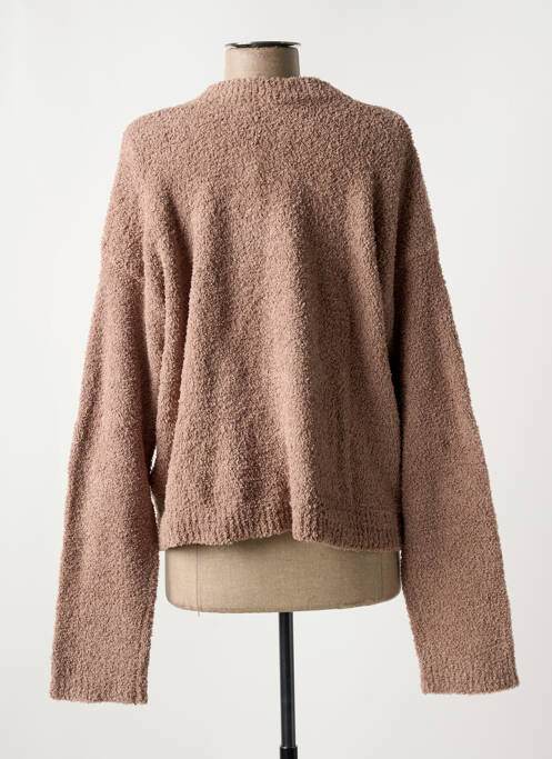 Gilet manches longues marron BROADWAY pour femme