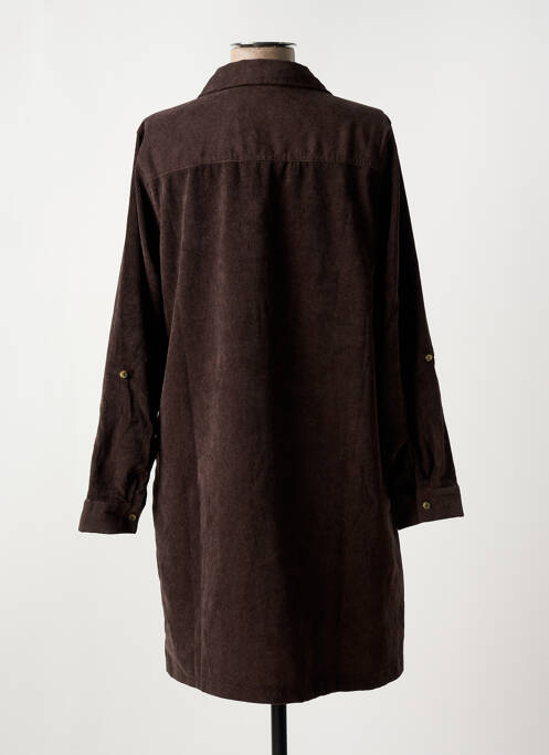 Robe courte marron BROADWAY femme