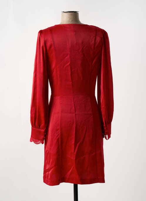 Robe courte rouge SYMBIOSE pour femme
