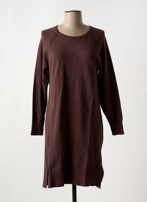 Robe pull marron BROADWAY pour femme