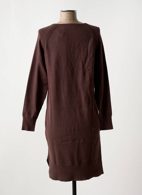 Robe pull marron BROADWAY pour femme