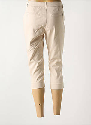 Pantacourt stretch taille normale beige BROADWAY femme