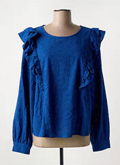 Blouse bleu SYMBIOSE pour femme seconde vue