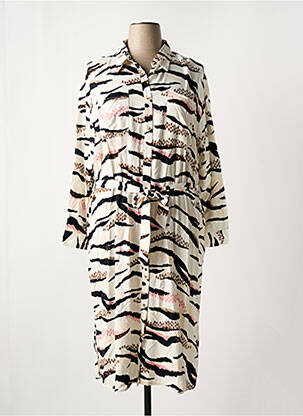 Robe mi-longue blanc BROADWAY pour femme