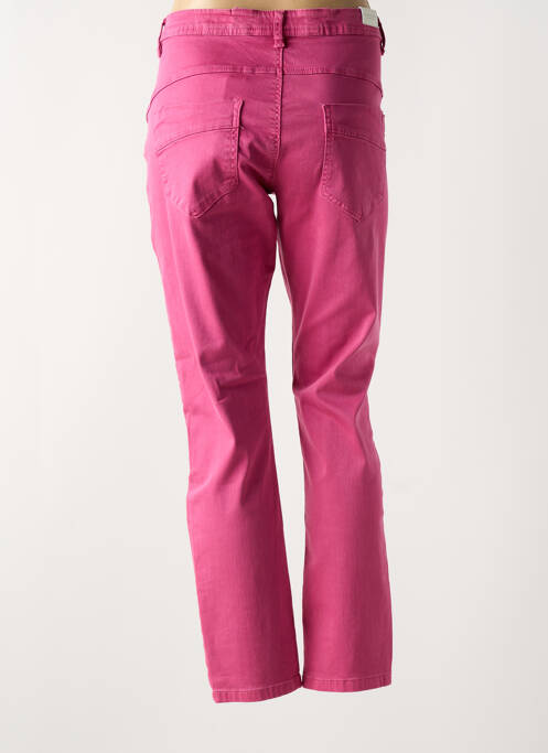 Jeans coupe slim rose BROADWAY pour femme